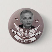 Nader-unabhängiger Präsident Button (Vorderseite)