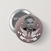 Nader-unabhängiger Präsident Button (Vorne & Hinten)