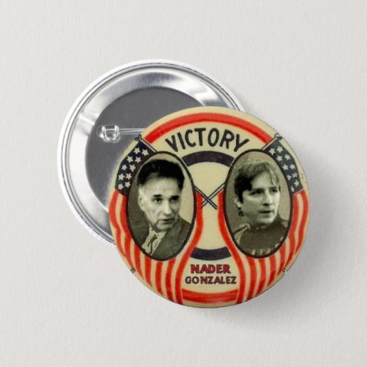 Nader und Gonzalez Button (Vorne & Hinten)