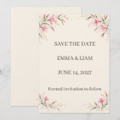 Nadeshiko Save the Date (Vorne/Hinten)