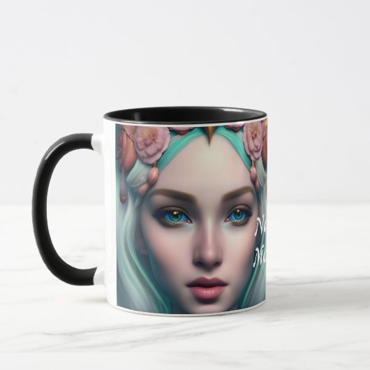 Nadijas Morgentee Personalisiert anpassbar Tasse (Links)