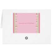 Nadine Modern Circles Individuelle Name Card (Rückseite Horizontal)