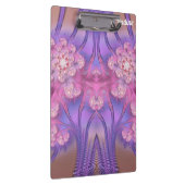 NADINE ~ PASTEL 3D! Pink, Mauve GLOSSY Clipboard Klemmbrett (Rechts)
