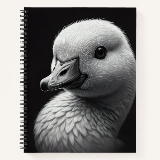 Nadine the Goose - Art Spiral Notebook Notizblock (Vorderseite)