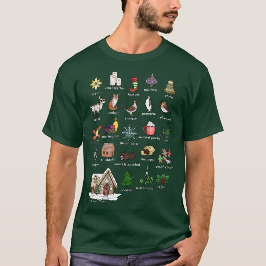 Nadolig Christmas T-Shirt (Vorderseite)