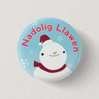Nadolig Llawen Button