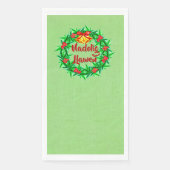 Nadolig Llawen Welsh Frohe Weihnachten Serviette (Vorderseite)