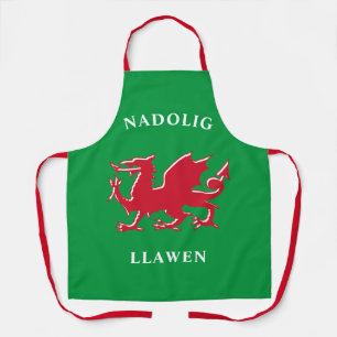 Nadolig Llawen Welsh Simple Celtic Frohe Weihnacht Schürze