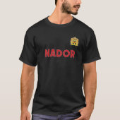 Nador Marokko Nationales Flaggenstaat Herzemblem W T-Shirt (Vorderseite)