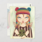 Nadya - Fairy girl Cthulhu Postkarte (Vorne/Hinten)