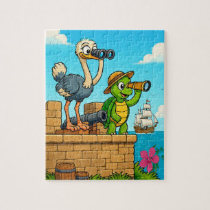 Nae Nae & Lulu Abenteuer Entdecken Sie ein Fort-Pu Puzzle
