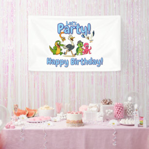 Nae Nae & Lulu Abenteuer-Party-Banner Banner