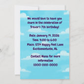 Nae Nae & Lulu Adventure Party Einladung (Rückseite)