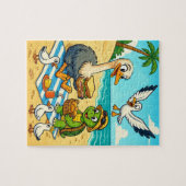 Nae Nae & Lulu Adventures Beach Picnic Puzzle Page (Horizontal)