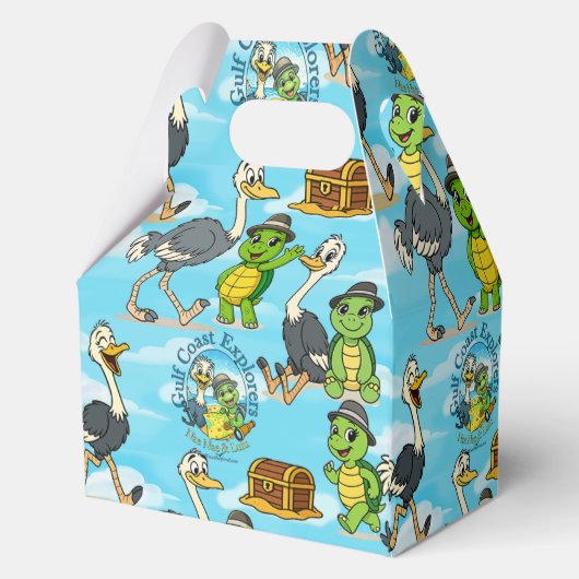 Nae Nae & Lulu Adventures Favor Box Geschenkschachtel (Rückseite)