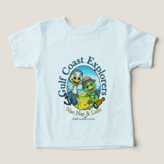 Nae Nae & Lulu Adventures Toddler T-Shirt (Design Vorderseite)