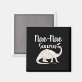 Nae Nae Saurus Oma Muttertag Erntedankfest C Magnet (Vorderseite/Rückseite)