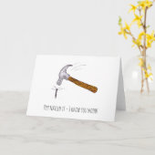 NAED IT, lustig, Glückwünsche, Grüße Karte (Gelbe Blume)