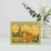 Næstved Dänemark Kirche Postkarte (Stehend Vorderseite)