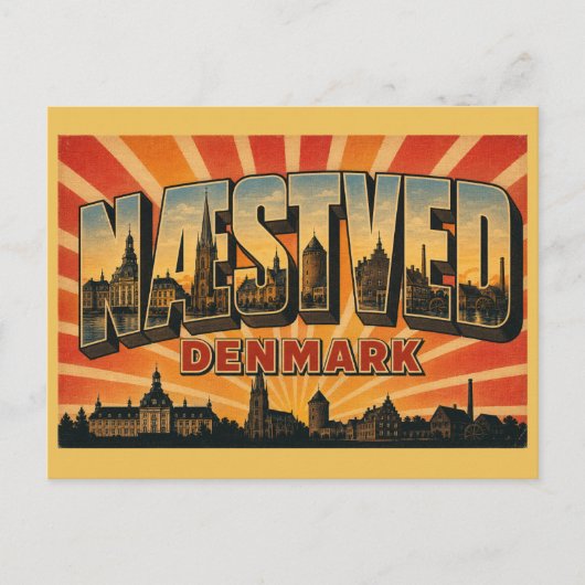 Næstved Dänemark Kirche Postkarte (Vorderseite)
