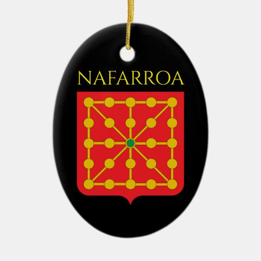 Nafarroa Keramik Ornament (Vorne)