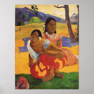 "Nafea Faa Ipoipo" - Paul Gauguin Druck Poster