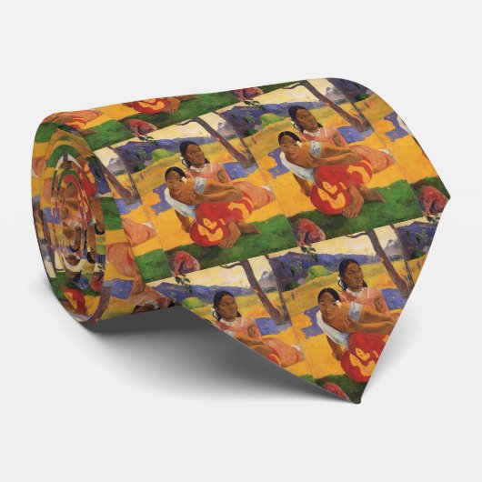 "Nafea Faa Ipoipo" - Paul Gauguin Krawatte (Gerollt)