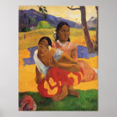 'Nafea Faa Ipoipo' - Paul Gauguin Print Poster (Vorne)