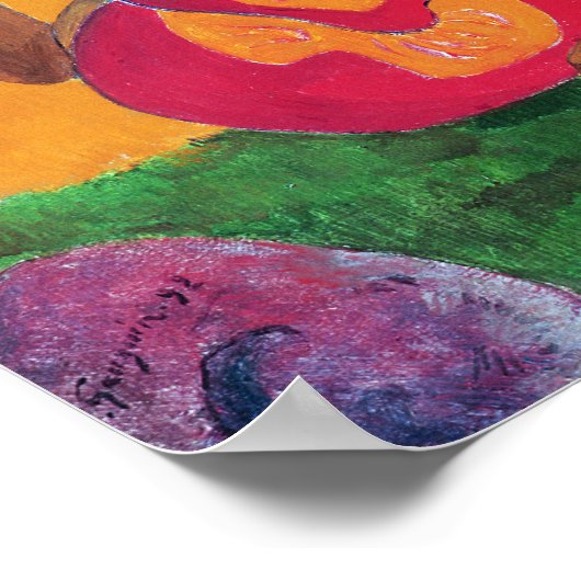 Nafea Faaipoipo , 1892 Poster (Ecke)