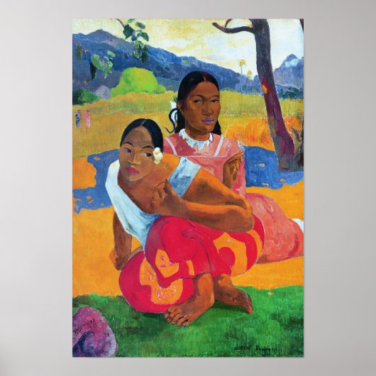 Nafea Faaipoipo , 1892 Poster (Vorne)