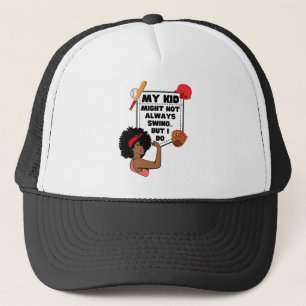 NAFO-Baseball-Mama MEIN KIND KANN NICHT IMMER SCHW Truckerkappe