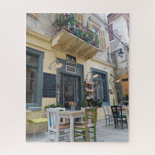 Nafplio Cafe Jigsaw Puzzle (Vertikal)