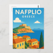 Nafplio Greece Decorative Dreamy Postkarte (Vorne/Hinten)