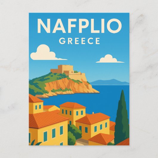 Nafplio Greece Decorative Dreamy Postkarte (Vorderseite)
