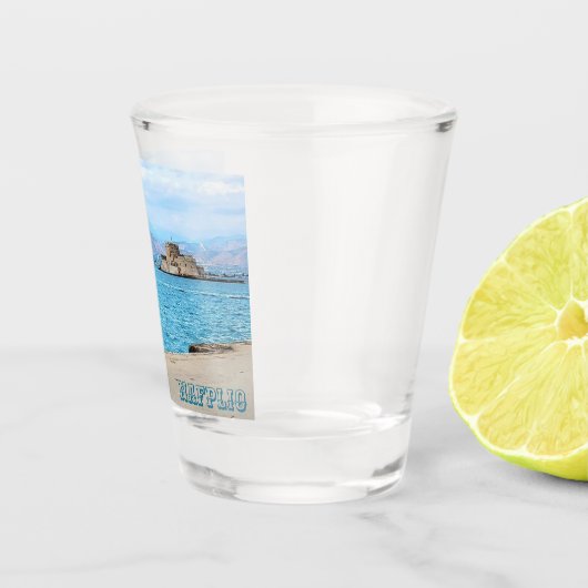 Nafplio Greece Souvenir Shot Glass Schnapsglas (Rechts)