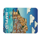 Nafplio Griechenland Reise Magnet (Horizontal)
