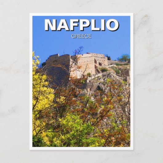 Nafplio Griechenland Travel Postkarte (Vorderseite)