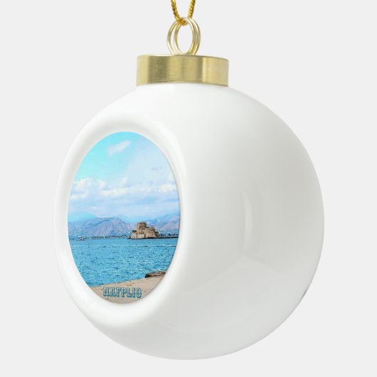 Nafplio Souvenir Christmas Ornament (Rechts)