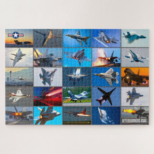 NAFTERBURNERS USA! MONTAGE PUZZLE (Horizontal)