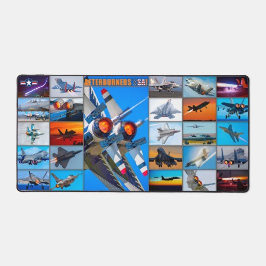 NAFTERBURNERS USA! MONTAGE SCHREIBTISCHUNTERLAGE (Vorderseite)