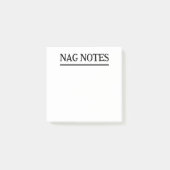 Nag Notes Funny Notes Post-it Klebezettel (Vorderseite)