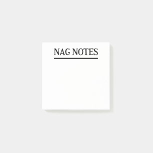Nag Notes Funny Notes Post-it Klebezettel