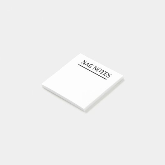 Nag Notes Funny Notes Post-it Klebezettel (angewinkelt)