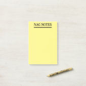 Nag Notes Funny Post-It Notes Klebezettel (Auf Schreibtisch)