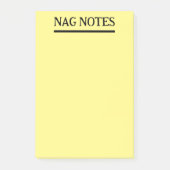 Nag Notes Funny Post-It Notes Klebezettel (Vorderseite)