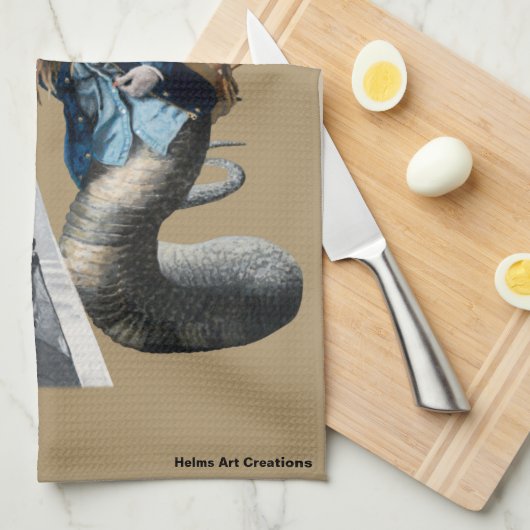 Naga Explare World Travel Fantasy Kitchen Handtuch (Viertel Falte)