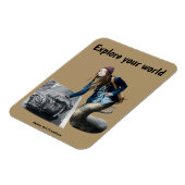 Naga Exploration World Travel Fantasy Foto Magnet (Linke Seite)