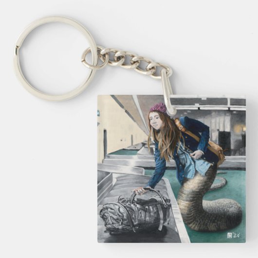 Naga Exploration World Travel Fantasy Schlüsselanh Schlüsselanhänger (Vorderseite)