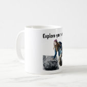 Naga Explorer World Travel Fantasy Coffee Cup Kaffeetasse (Vorderseite Links)