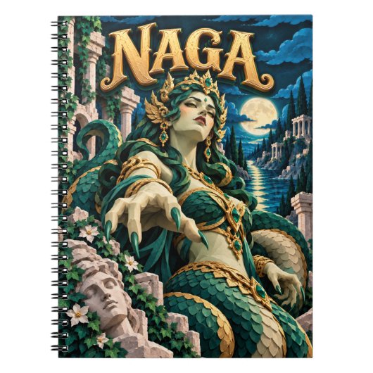Naga, Paper Cut Monster Notizblock (Vorderseite)